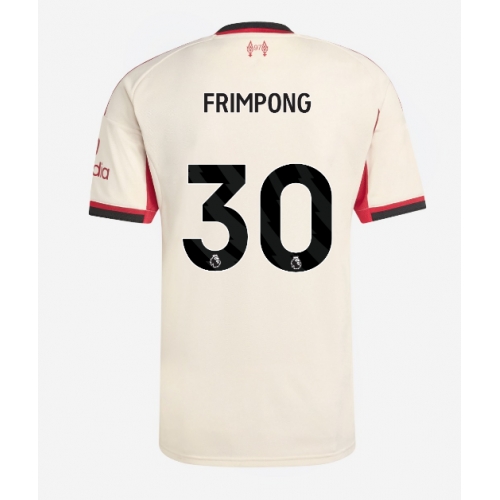 Billige Fotballdrakt Liverpool Jeremie Frimpong #30 Replika Bortedrakt 2025-26 Kortermet Billige Fotballdrakt Liverpool Jeremie Frimpong #30 Replika Bortedrakt 2025-26 Kortermet